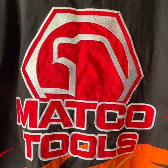 1990s Vintage Matco Tools Racing Jacket Sz L - Picture 5 of 7